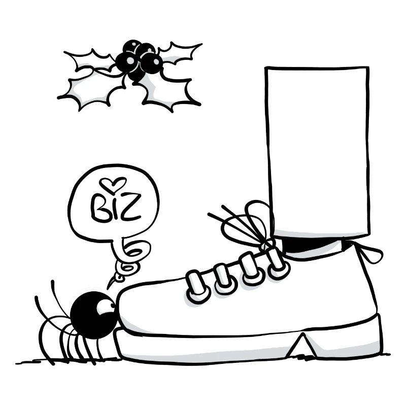 Beth l'araignée - le bisou sous le gui