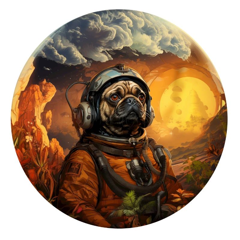 Pug Austronaut
