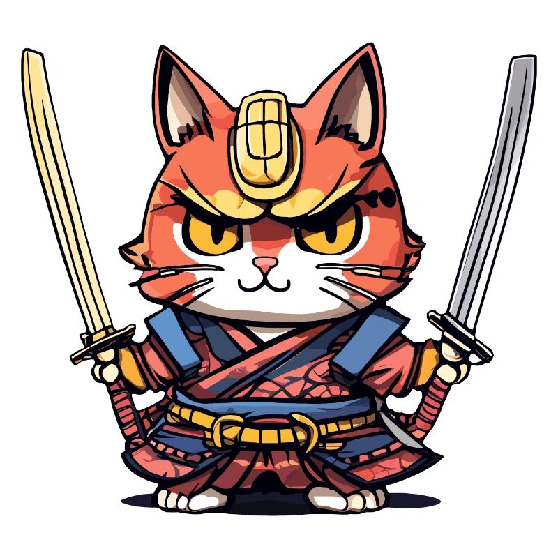 Chat samouraï #41