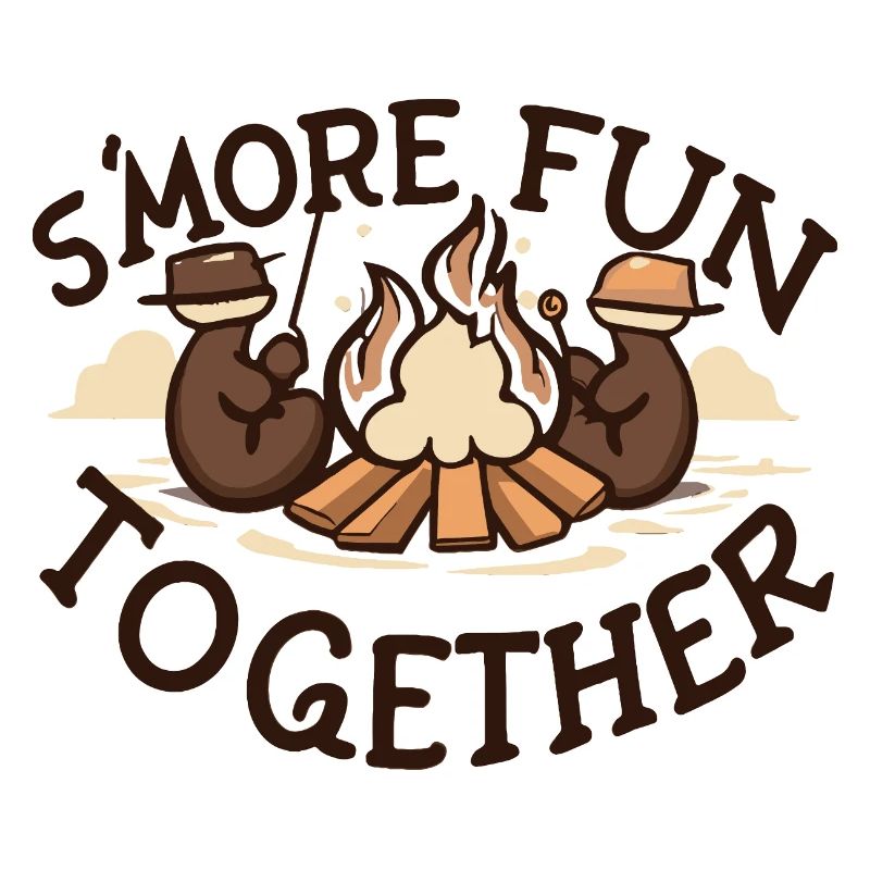 Campfire Harmony: S'more Fun Together Tee