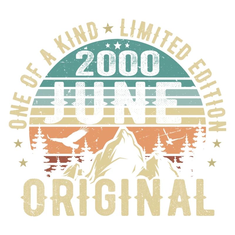 Legendary Since June 2000 Birthday Gift 2000