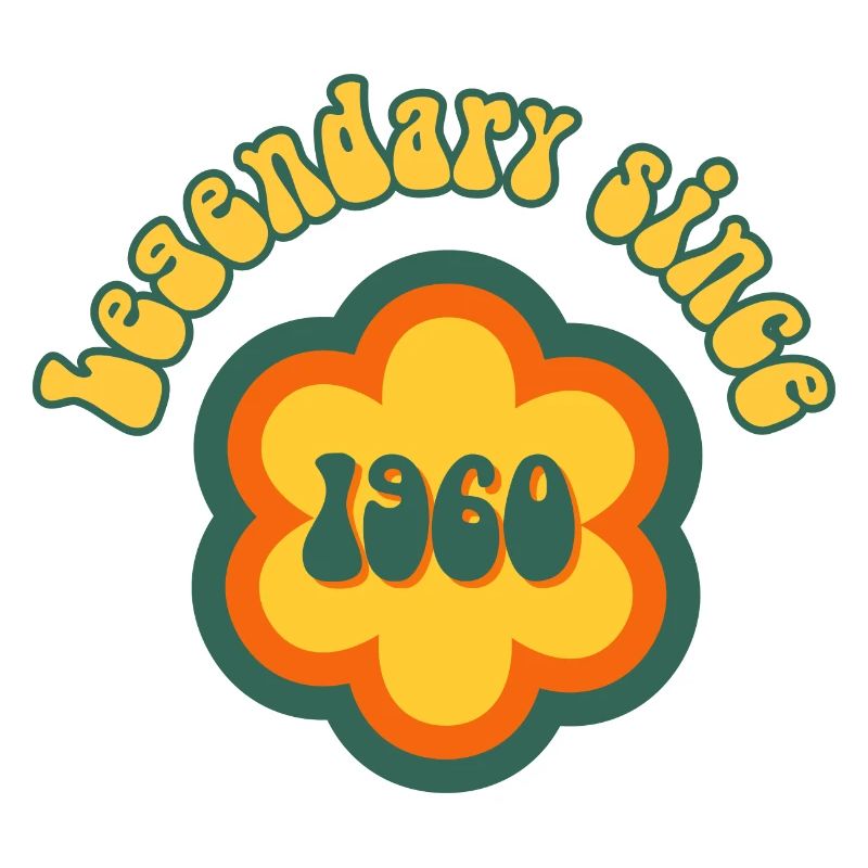 Legendary since 1960 Geburtstag Retro
