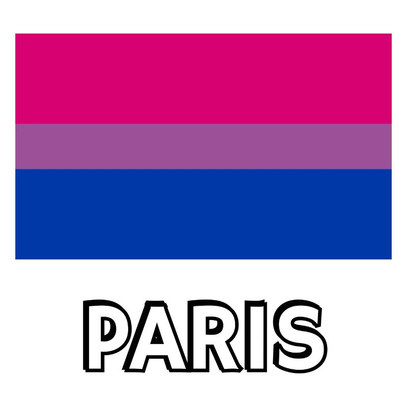 Drapeau Bi Pride Paris