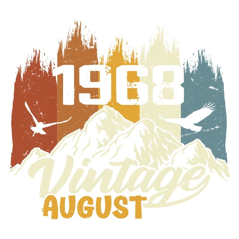 Legendary Since August 1968 Birthday Gift 1968