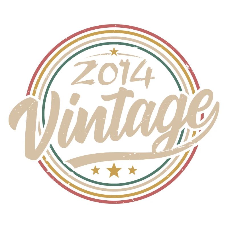 2014 Vintage 2014 Geburtstagsgeschenk - Retro Stil 2014