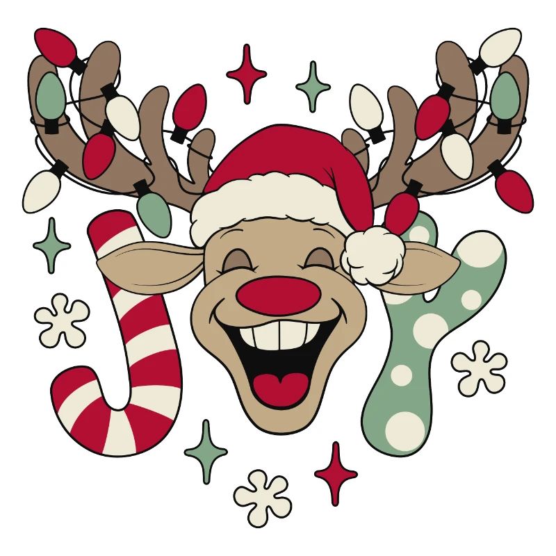 Renne Rudolph Noël Pull de Noël laid