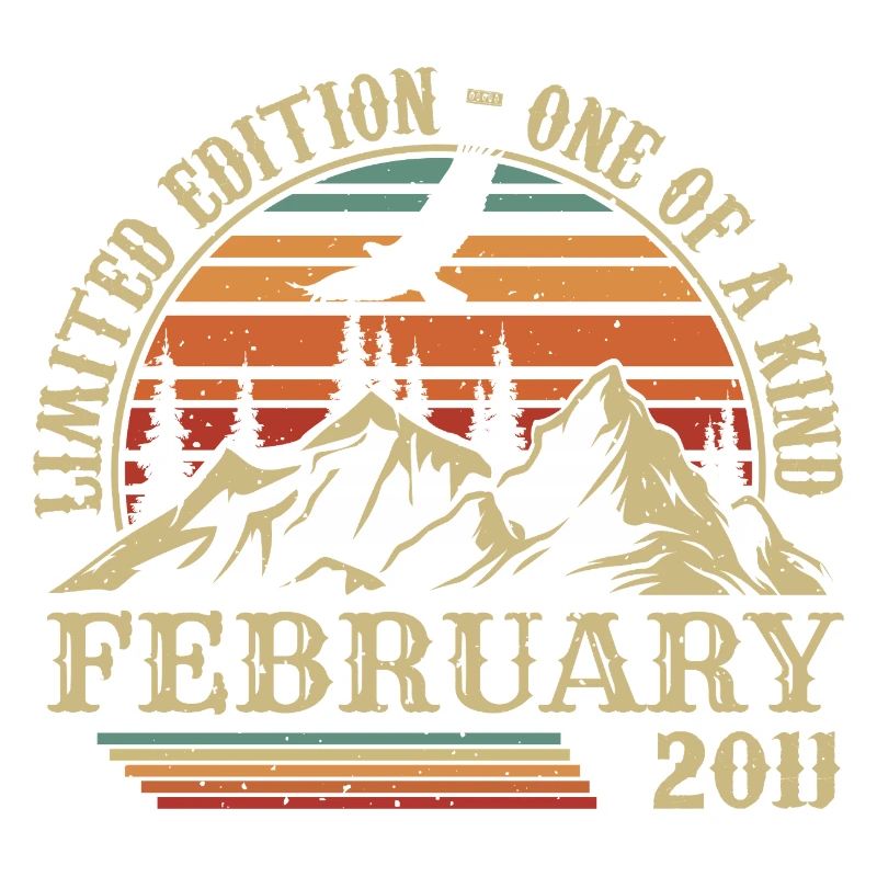 February 2011 Retro Born February 2011 Birthday