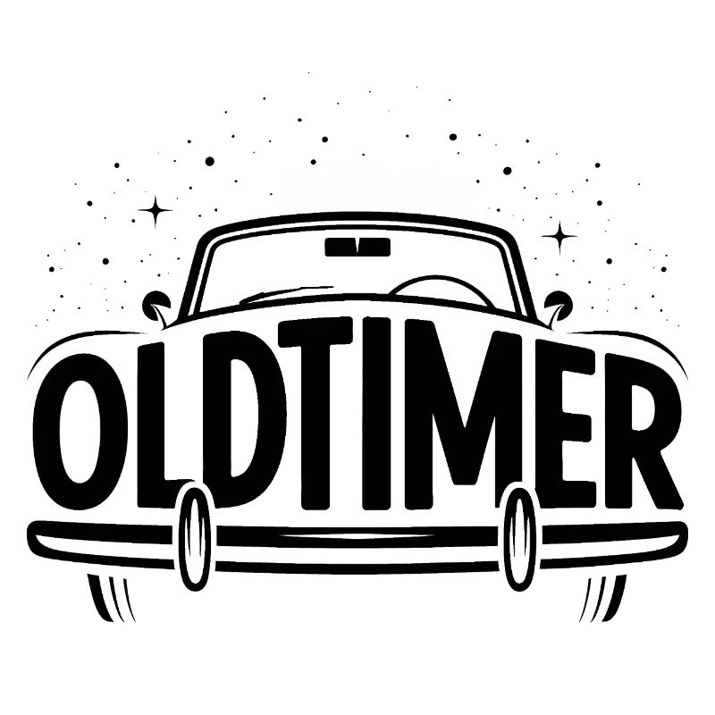 Oldtimer - Cool Car Logo