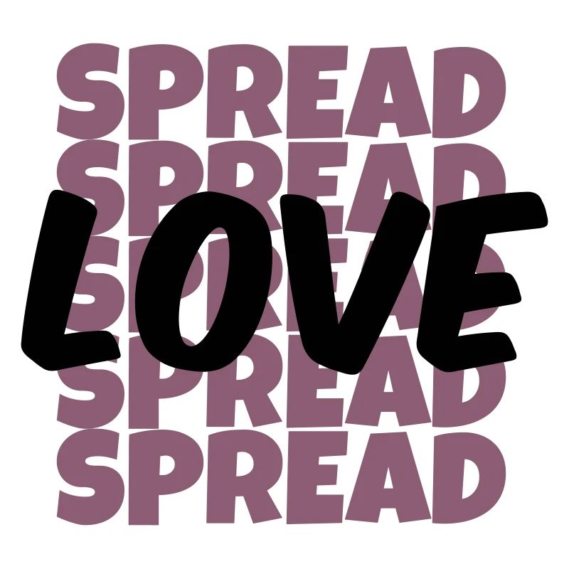 Conception de chemise Spread Love