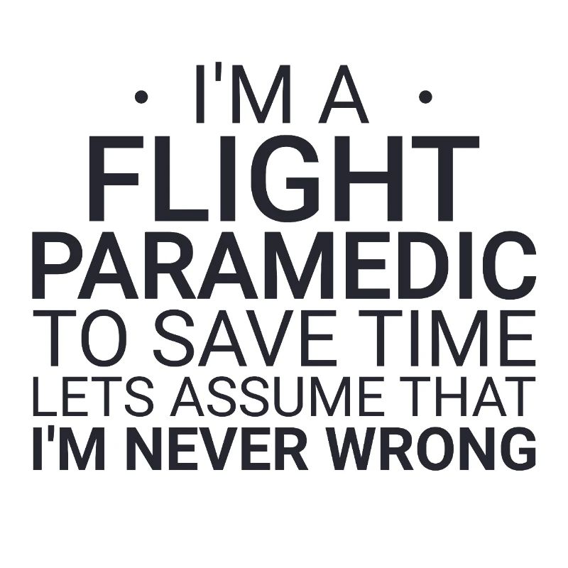 Flight Paramedic Never Wrong Luftrettung
