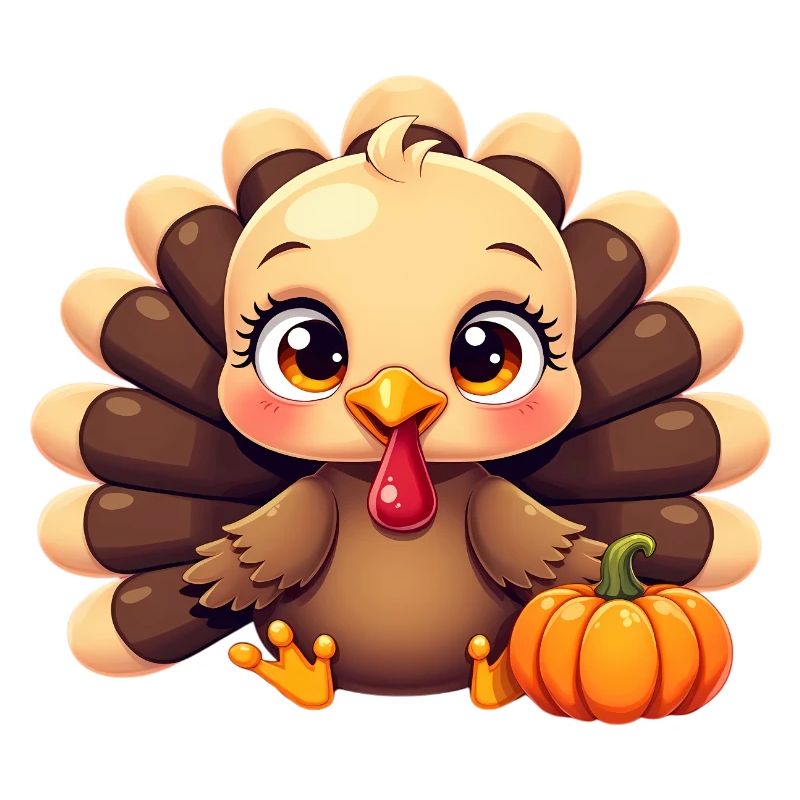 Bébé dinde de Thanksgiving