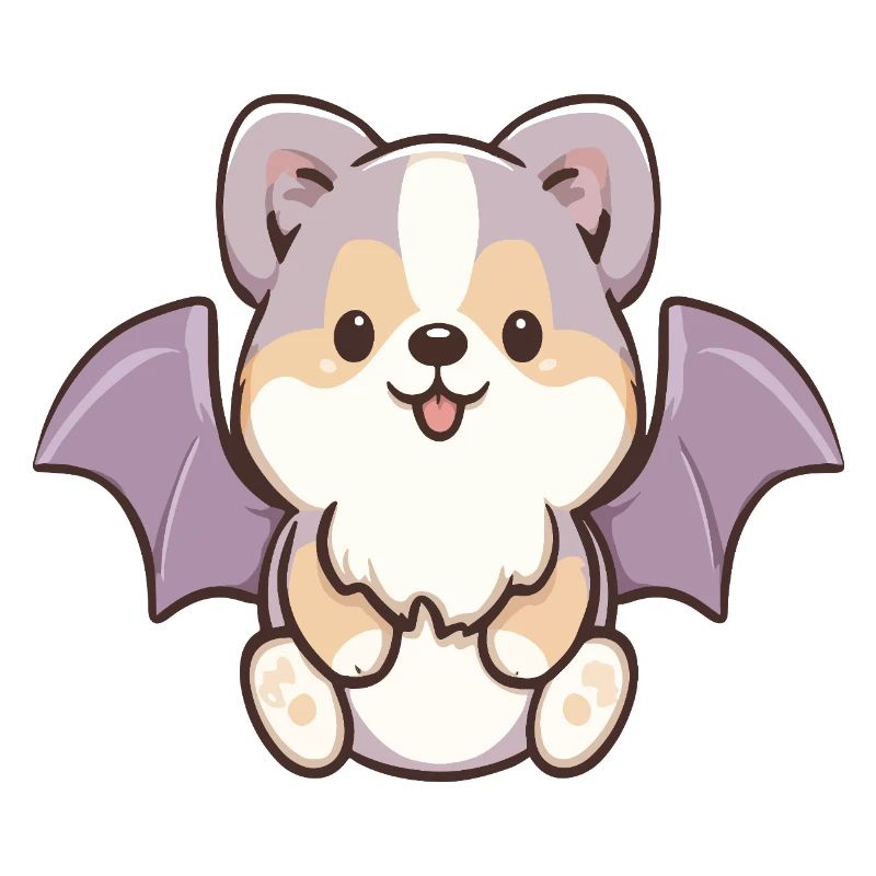 Chibi Bat Pup Peluche