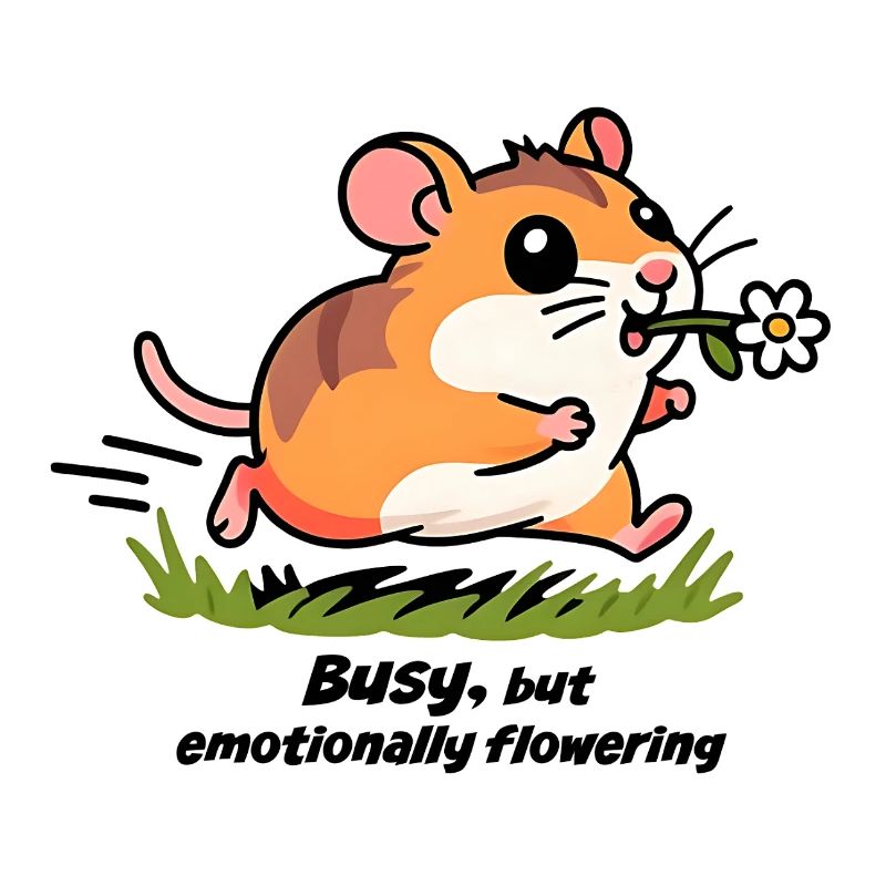 Hamster dans la course au travail
