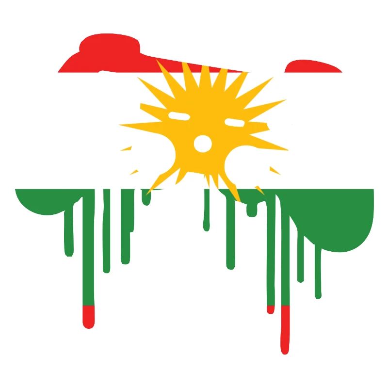 Drapeau de jeu kurde