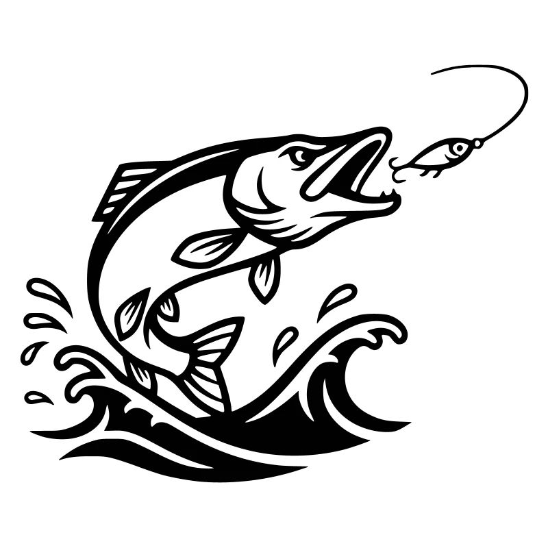 Pike Predator Silhouette