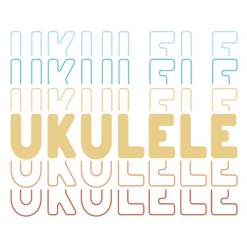 Typographie du ukulélé