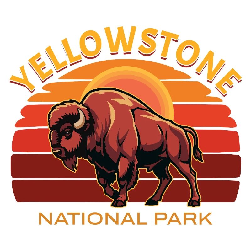 Bisons de buffle du parc national de Yellowstone