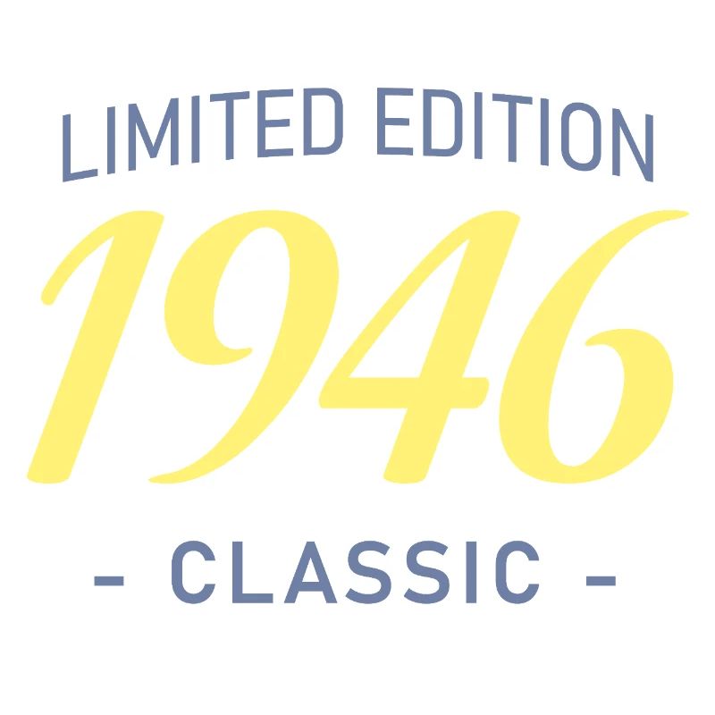 80 Year Old 1946 Typography Bold Tee