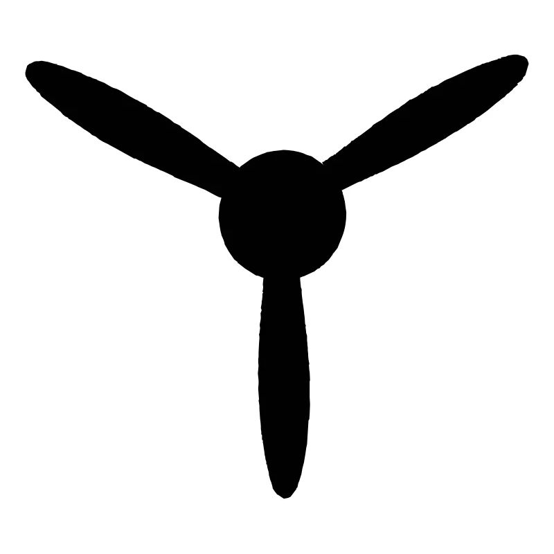 3 blade propeller 1 colour