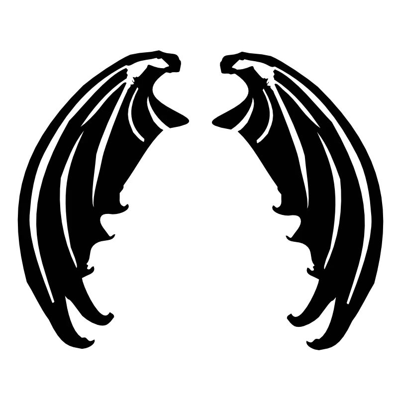 Wings of vampires or devils