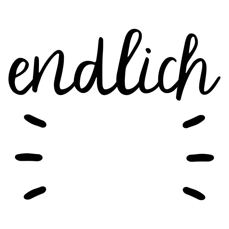 endlich (18) Geburtstag Alter Vorlage