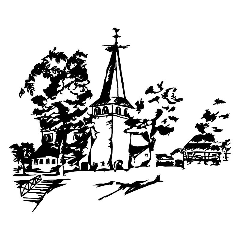Kerk idyllisch