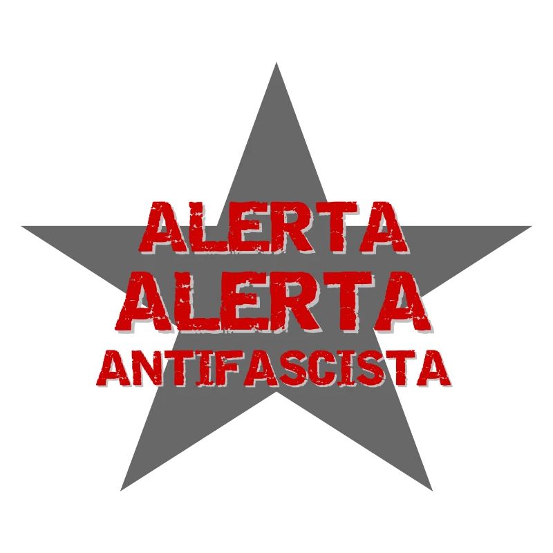 ALERTA ALERTA ANTIFA mostly backprint backprint
