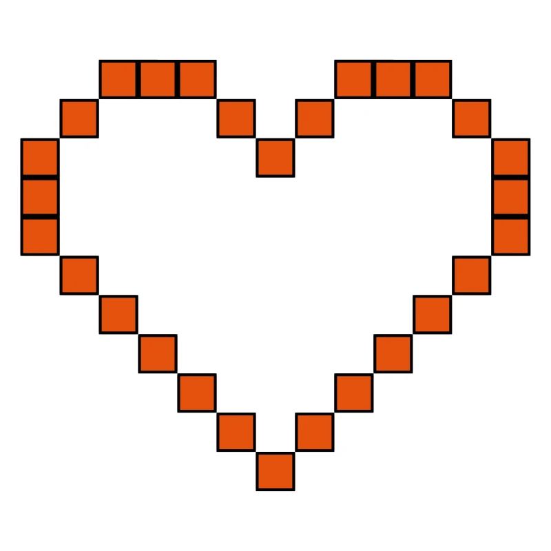 8 bits coeur 01