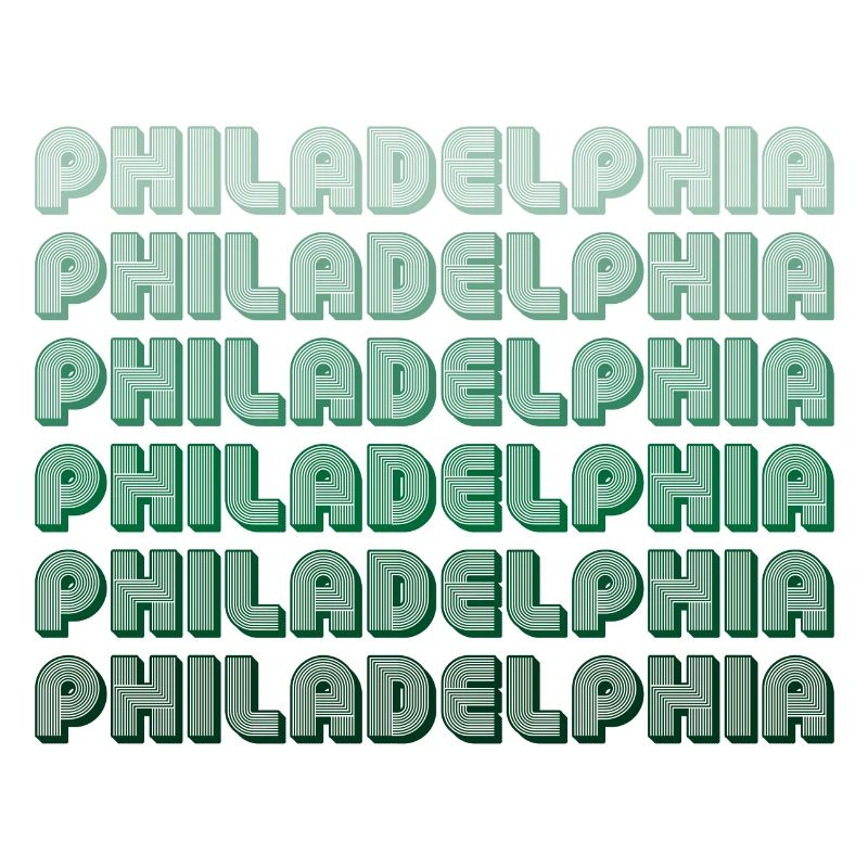Philadelphia Typography Pattern