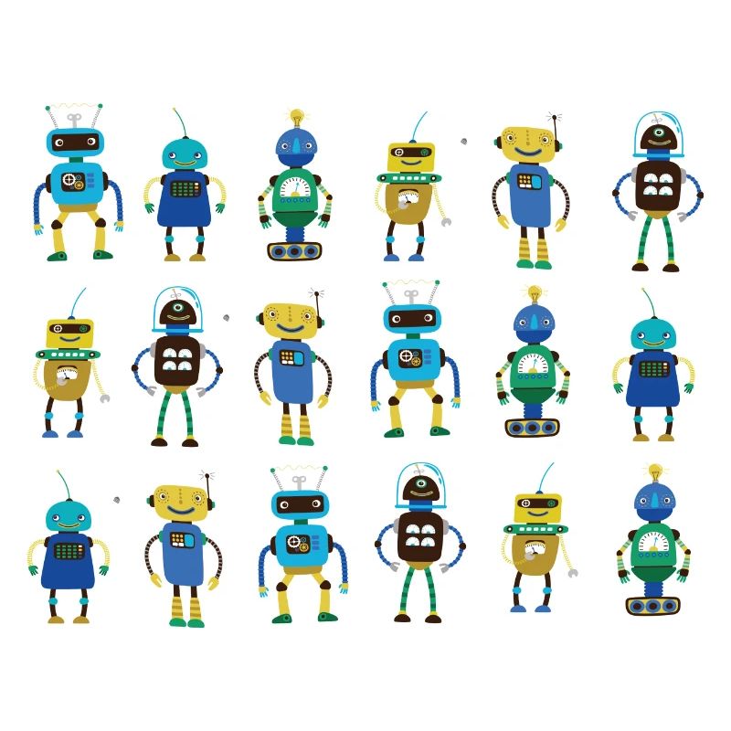 Little Robots, small funny robots