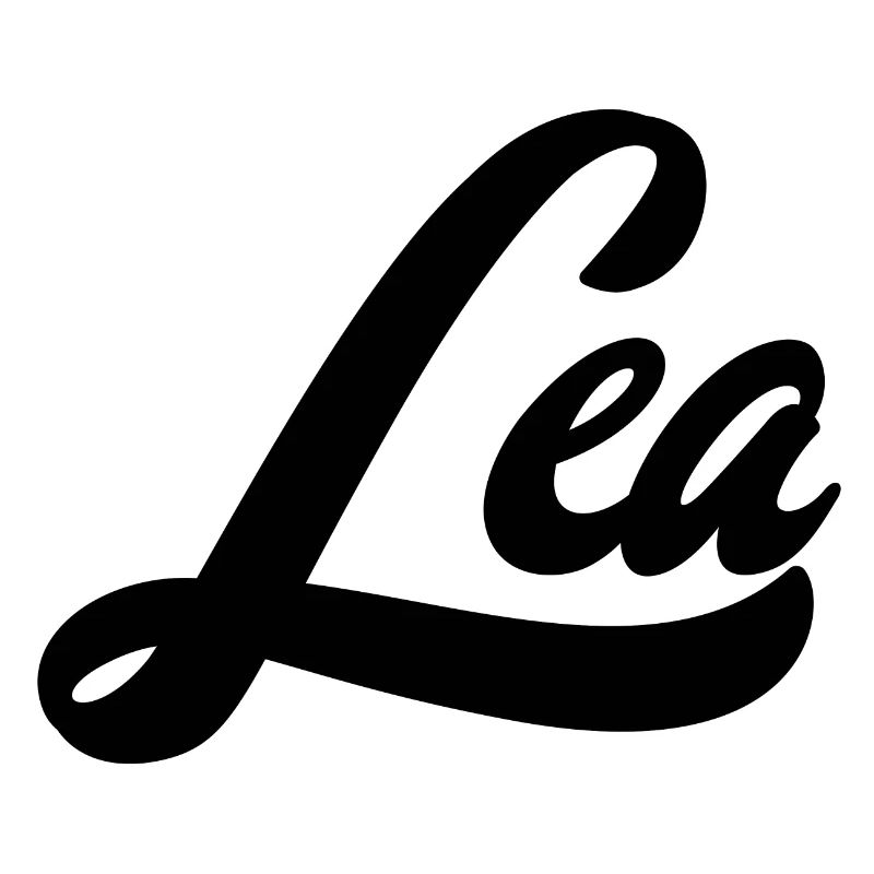 Lea Name Abstract Color Explosion Art Design