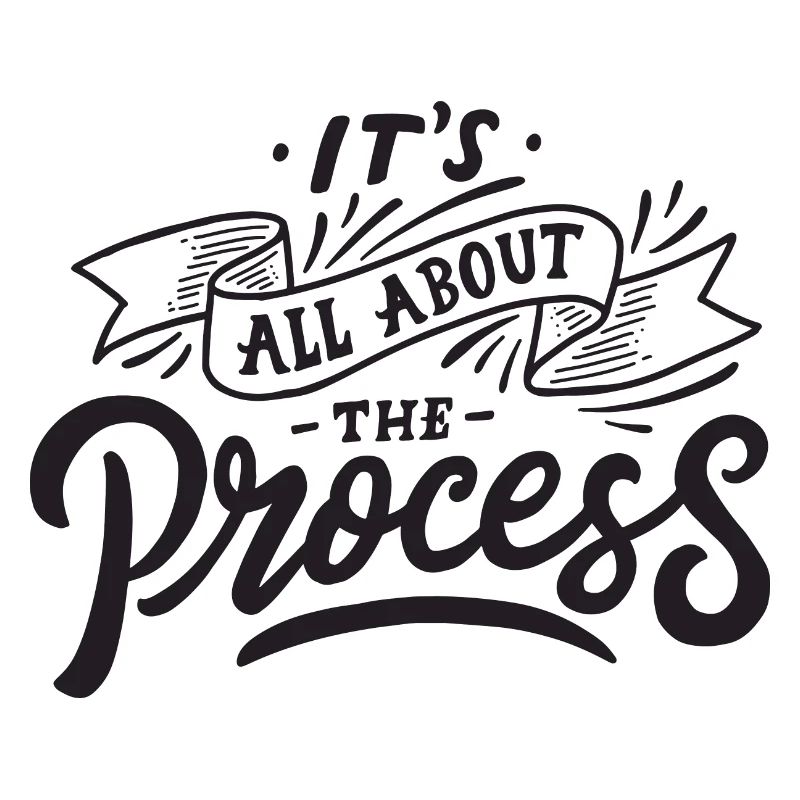 all about the process process motivation saying