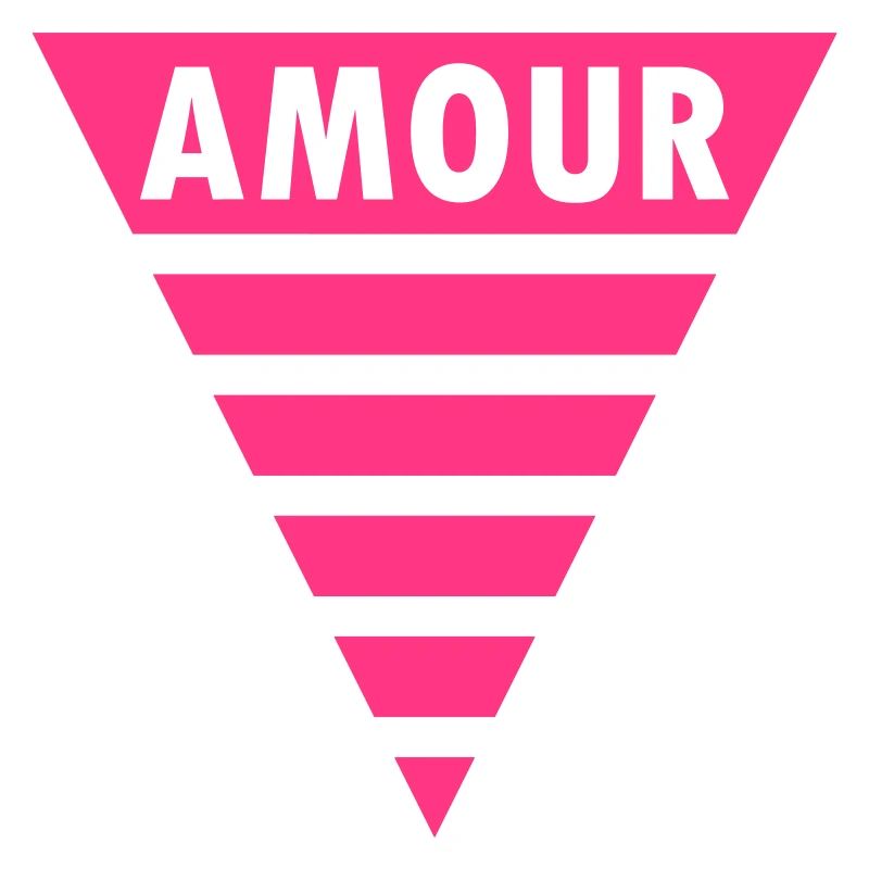 Amour dans le triangle (triangle divisé)