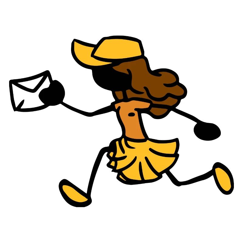 Postbotin Postfrau Kurier