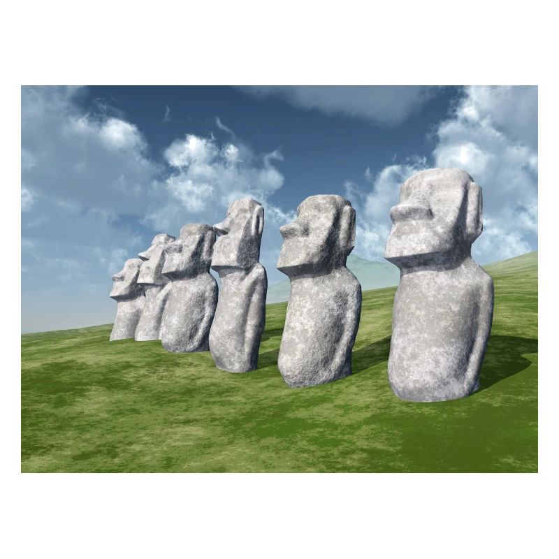 Moai statues on Easter Island