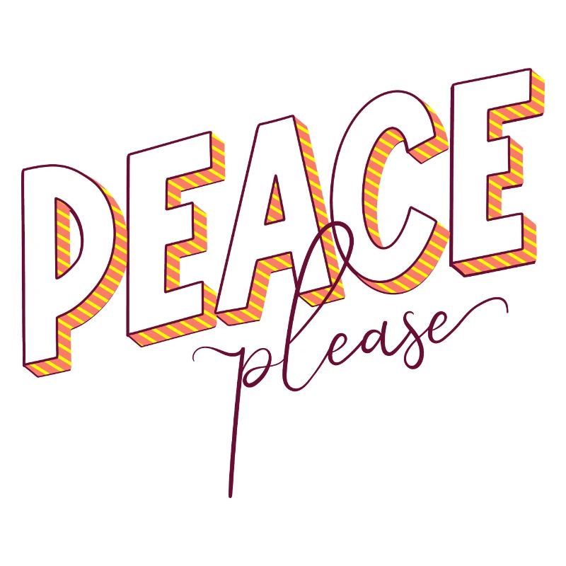 Peace Please Please Peace Saying Scripture Call