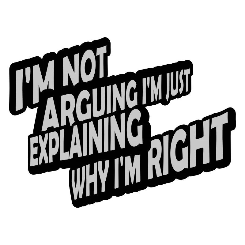 I m not arguing