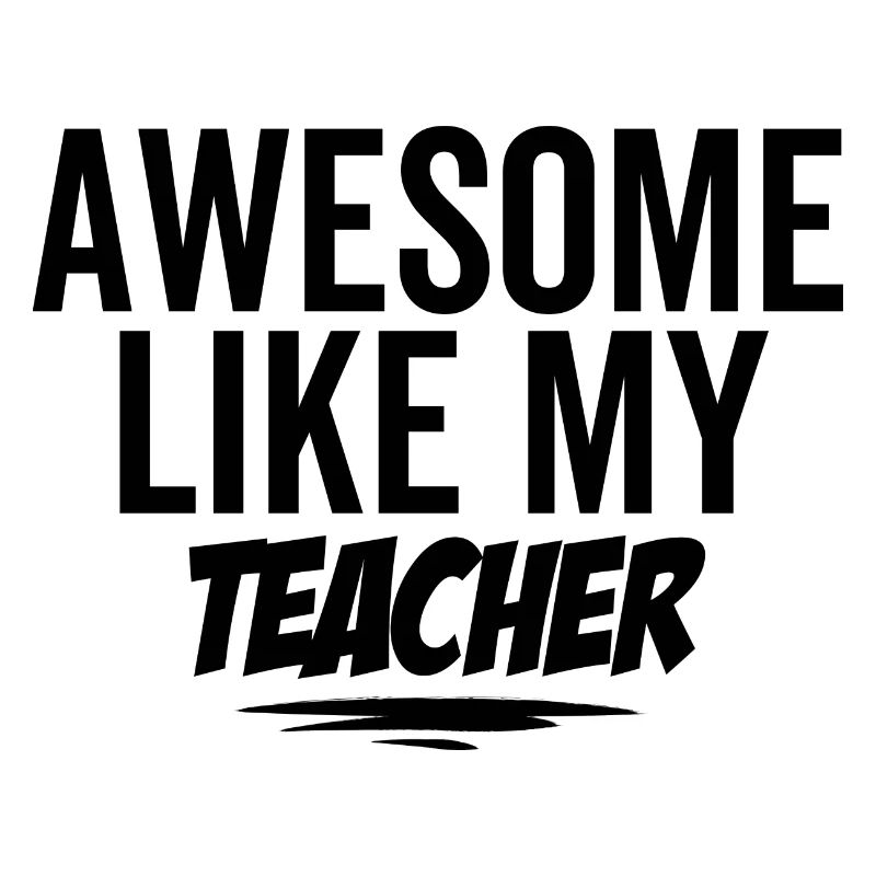 Génial comme mon professeur