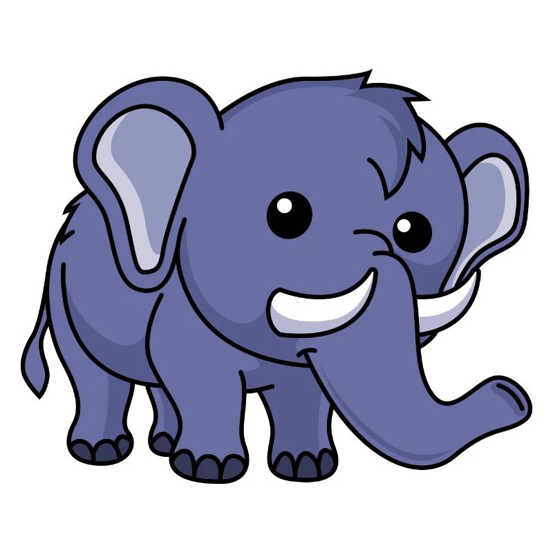 Mammut Comic Tier