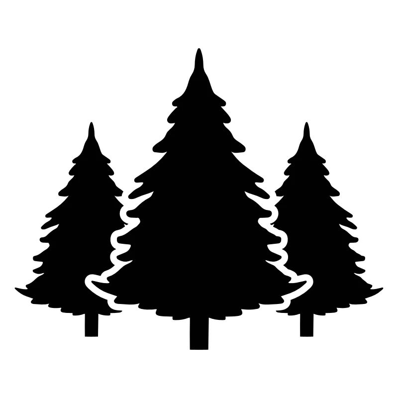 Sapin de forêt d’arbres
