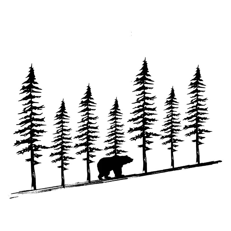 Paysages Bear Tree line
