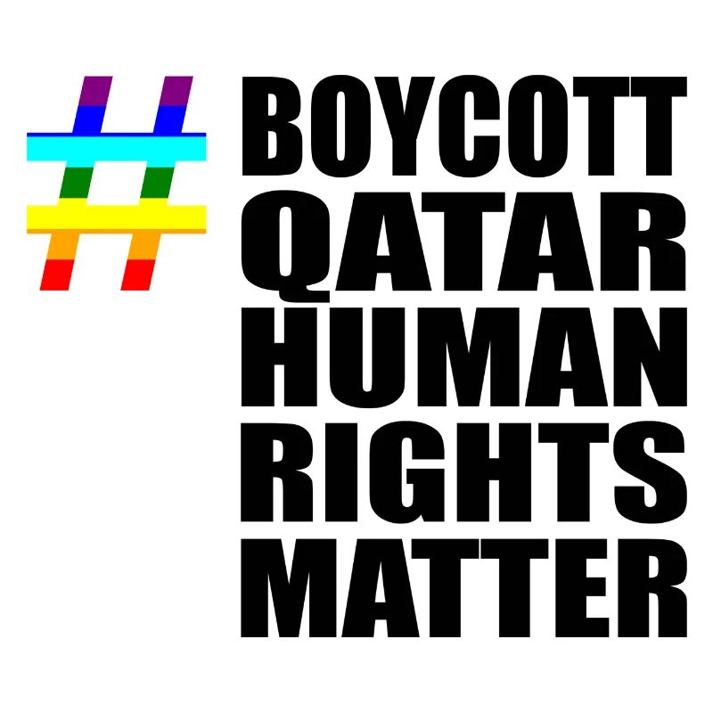 Boycott Qatar Katar Human Rights Matter Spruch