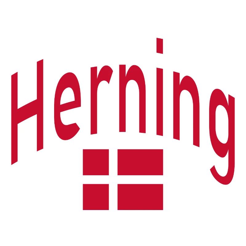 Drapeau de Herning Danemark