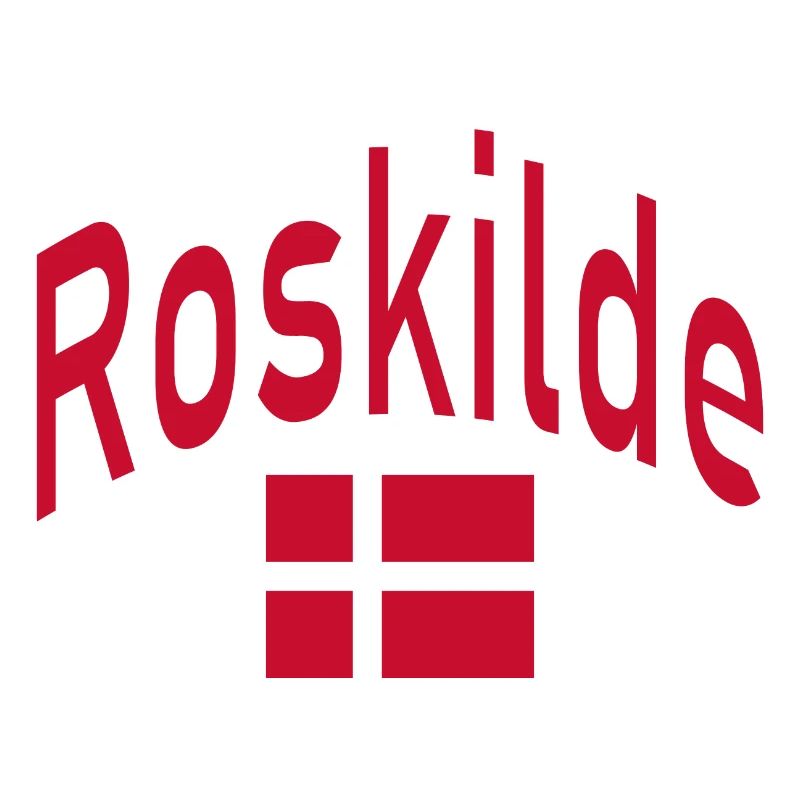 Drapeau de Roskilde Danemark
