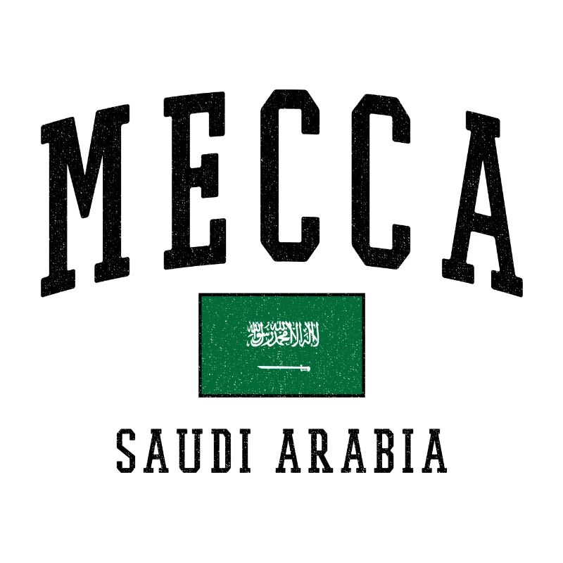 Mecque, Arabie Saoudite : Conception du drapeau