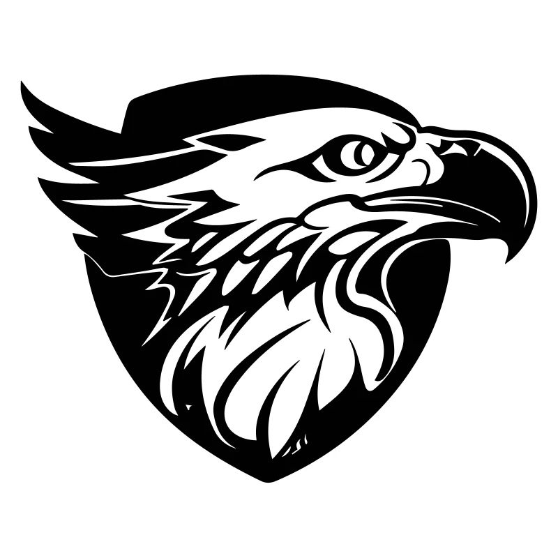 tête d'aigle en profile