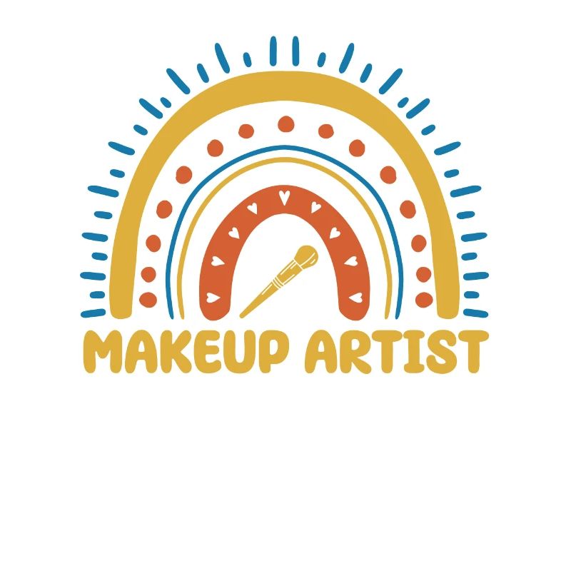 Maskenbildner Boho Regenbogen Make Up