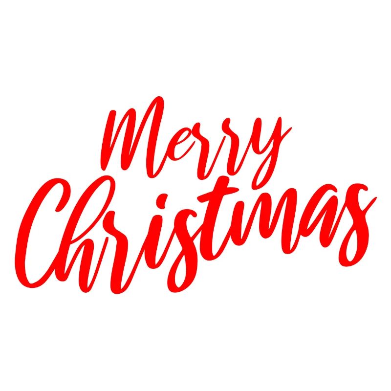 Merry Christmas Script Circle