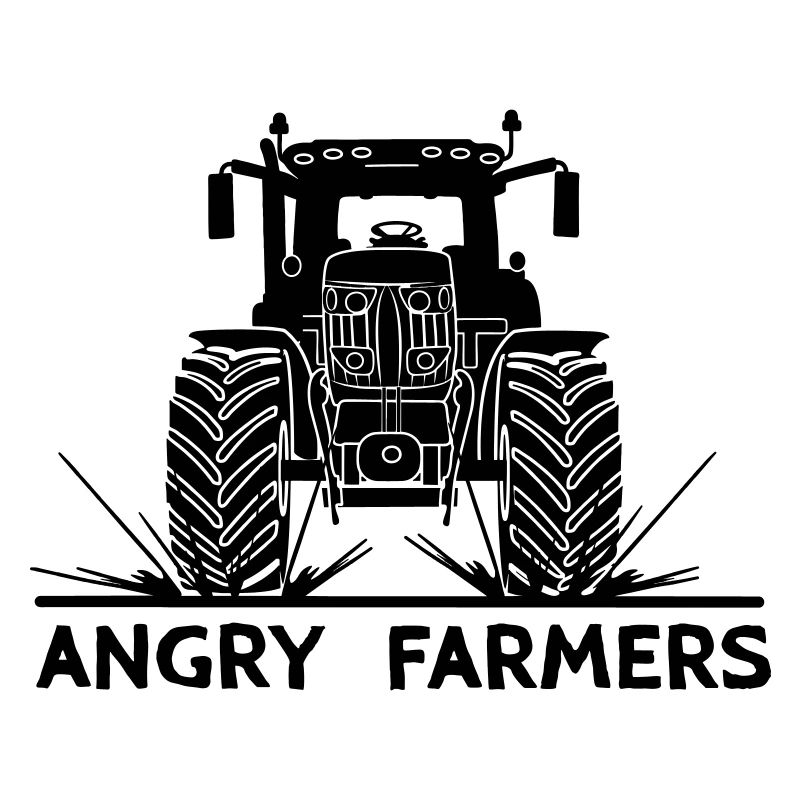 Tractor protest Angry farmers