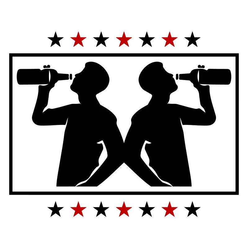 Trinker Bier Silhouette